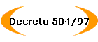 Decreto 504/97