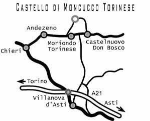 indicazioni stradale per Moncucco Torinese