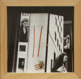 riproduzione di 'non ti ri-conosco' tecnica mista su tavola