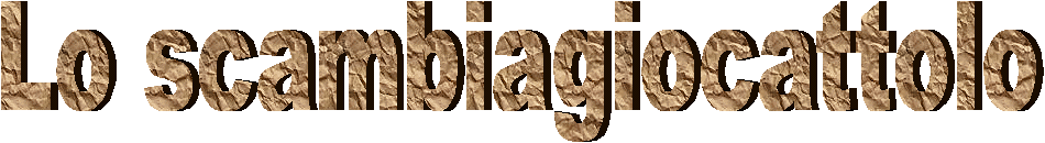 Lo scambiagiocattolo