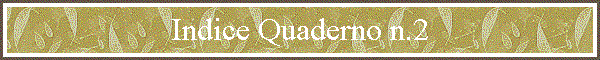 Indice Quaderno n.2