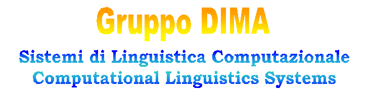 Gruppo DIMA - Sistemi di linguistica computazionale