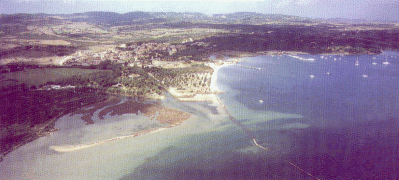 Veduta aerea di Porto Pozzo