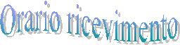 Orario ricevimento